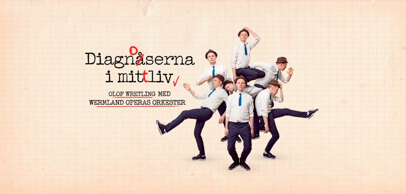 Affischbild med Olof Wretling